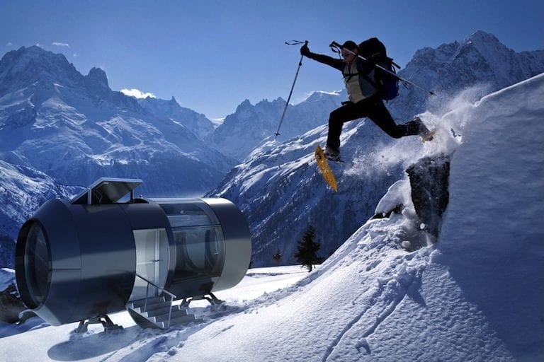 Raquettes ‡ neige dans le vallon de Loriaz, au dessus de Vallorcine